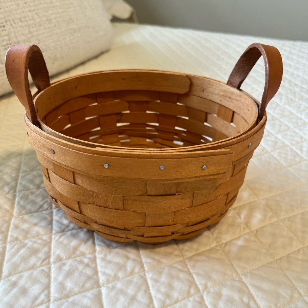 Longaberger Basket Leather Handles